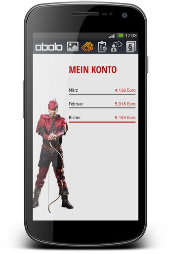 Vorschau Bild von Die User haben jederzeit Einblick auf ihren
Kontostand