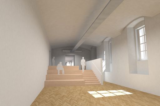 MAK DESIGN LABOR. Neugestaltung der
MAK-Studiensammlung / MAK FORUM EOOS, Rendering, 2014