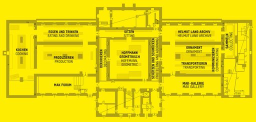 Vorschau Bild von MAK DESIGN LABOR. Neugestaltung der
MAK-Studiensammlung / Grundriss Raumkonzept: EOOS, 2014