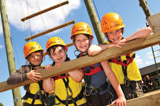  Klettern im English Adventure Camp