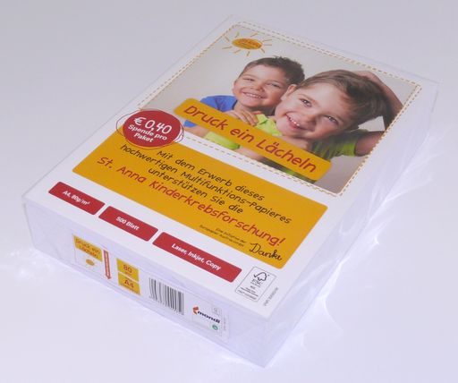 Vorschau Bild von Produktabbildung Kopierpapier "Druck ein Lächeln" ; A4, 80g/m2