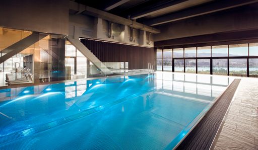  Pool mit Ausblick auf Donau und Innenstadt
