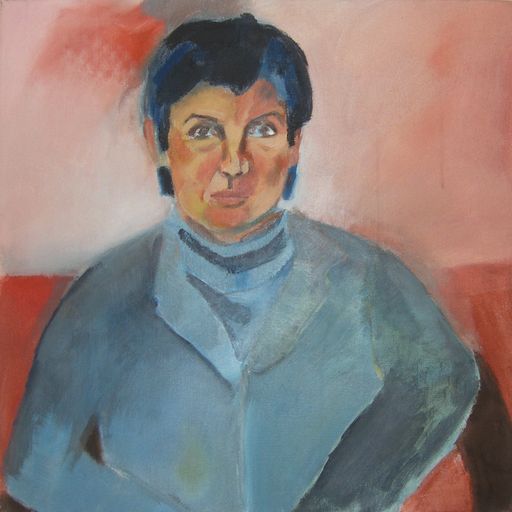 Vorschau Bild von OLYMPUS DIGITAL CAMERA Eva Hradil: Portrait einer
Dame, Öl auf Leinwand