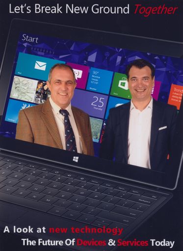  Foto: Kurt Seidl (links) und Oliver Dolinac (rechts) bei der
Microsoft Channel Partner Konferenz 2014 in Dublin