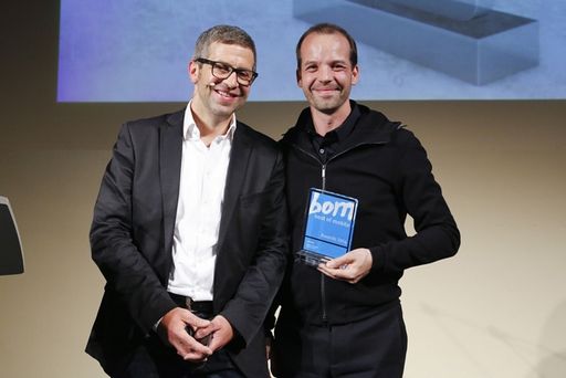 Jurymitglied Andre-M. Bajorat und Netural-CEO und
Roomle-Gründer Albert Ortig.