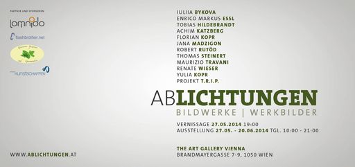 Ablichtungen Ausstellungsflyer