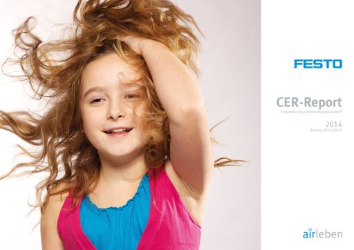Der Corporate Educational Responsibility-Report
2014 von Festo gibt einen Überblick über die vielfältigen
Aktivitäten des Industrieunternehmens, um den technischen Nachwuchs
zu fördern.
