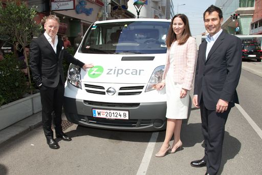 http://www.apa-fotoservice.at/galerie/5441/ Im Bild
v.l.n.r.: Christof Fuchs (Geschäftsführer Zipcar Austria), Birgit
Wagner (Vorstand ÖBB Personenverkehr), Massimo Marsili (President
Zipcar Europe)