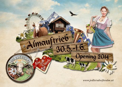 Vorschau Bild von "Almauftrieb" in der Jedlersdorfer Alm, 30.5.
bis 1.6.2014