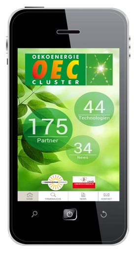 App des Ökoenergieclusters hilft bei Produktsuche