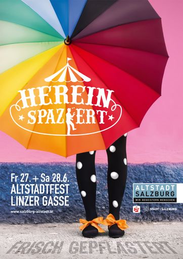 Vorschau Bild von Hereinspaziert! zum Altstadtfest Linzer Gasse am
27. und 28. Juni 2014