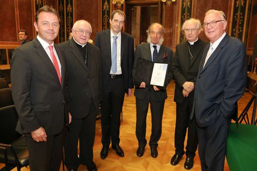Verleihung der Kardinal-Opilio-Rossi-Medaille 2014
an Publizist Hans Winkler