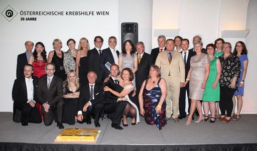 Die Wiener Krebshilfe feierte mit Künstlern,
Partnern, Sponsoren und Wegbegleitern ihr 20jährges Bestehen im
Schloss Schönbrunn.