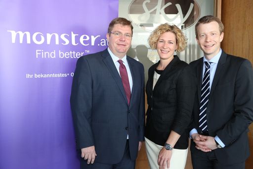  http://www.apa-fotoservice.at/galerie/5521 Im Bild
v.l.n.r.: Mag. Matthias Schulmeister (Schulmeister Management
Consulting), Mag. Barbara Riedl-Wiesinger (Monster Worldwide Austria
GmbH), DDr. Paul Eiselsberg (Senior Research Director IMAS
International)