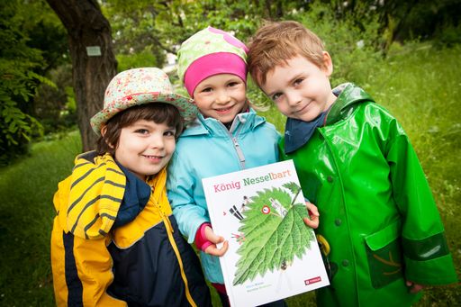 Buchpräsentation "König Nesselbart" im Botanischen
Garten der Universität Wien
