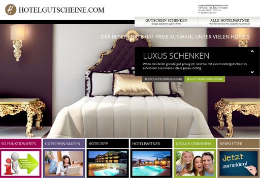  Hotelgutscheine.com Hotelgutscheine schenken