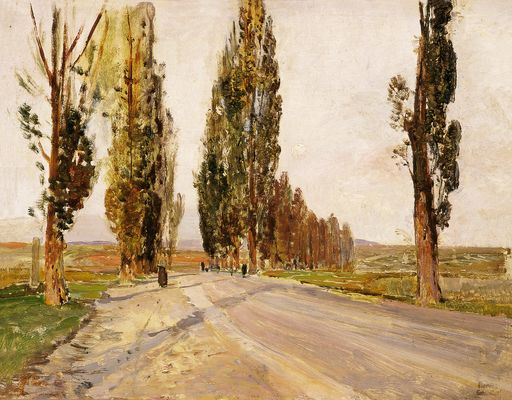 Vorschau Bild von Emil Jakob Schindler (1842-1892), Pappelallee bei
Plankenberg, um 1890, Öl auf Leinwand, 26,2 x 33,5 cm, Leopold
Museum, Inv. 130