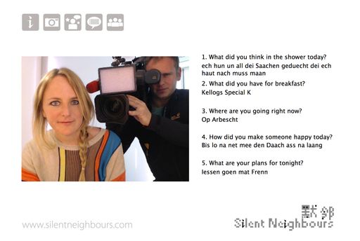  Silent Neighbours eine internationale
Fotoinstallation von Nica Junker, nun in der Galerie LIK in Wien