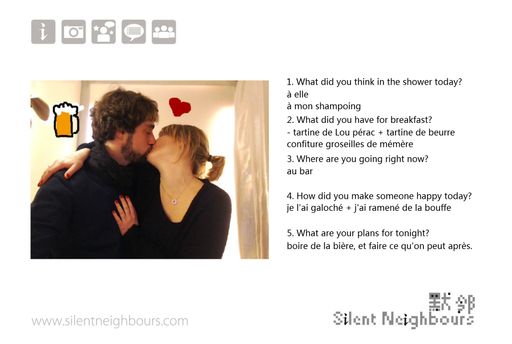 Vorschau Bild von Silent Neighbours eine internationale
Fotoinstallation von Nica Junker, nun in der Galerie LIK in Wie