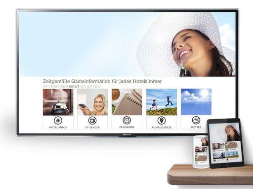  Zeitgemäße infotainment-Systeme halten alle
Gäste in Echtzeit auf dem Laufenden.