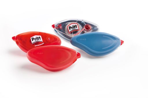 Pritt Kleberoller und Pritt Correction Roller:
hergestellt aus dem Recyclingkunststoff Procyclen.