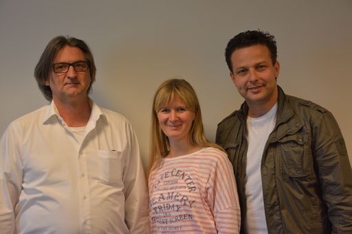  Kulinarium-Managementteam v.l.n.r.: Herausgeber
Christian Knapp, Projektleiterin Doreen Schneemann,
Marketingkonsulent Peter Gasteiger