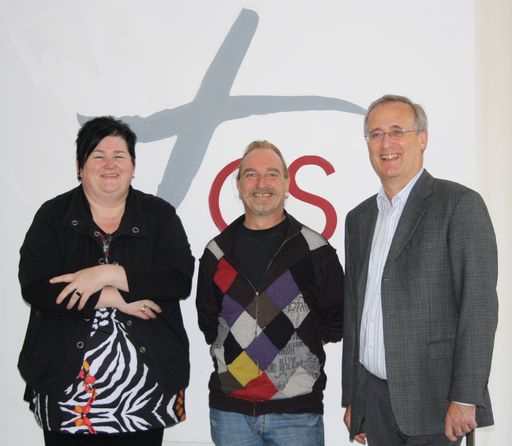 Vorschau Bild von V.l.n.r.: Andrea Schwarz(CS), Heinz Prünster
(Sternenhimmel), Robert Oberndorfer (CS)