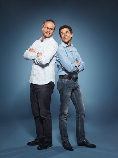  Das Autorenduo: Markus Hengstschläger und Thomas Brezina
