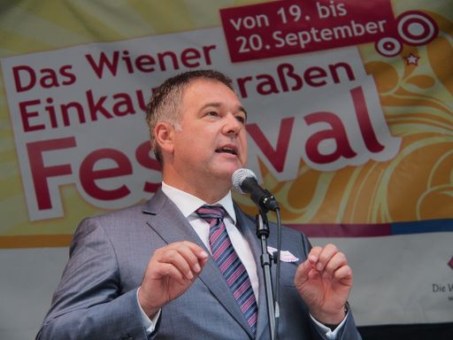 WK Wien Präsident Walter Ruck eröffnet
Einkaufsstraßen Festival