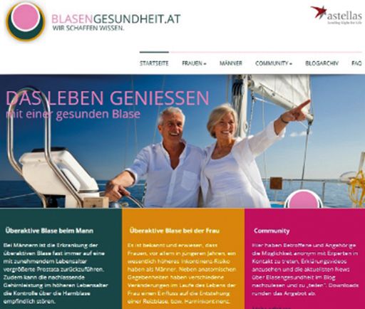  Screenshot von www.blasengesundheit.at