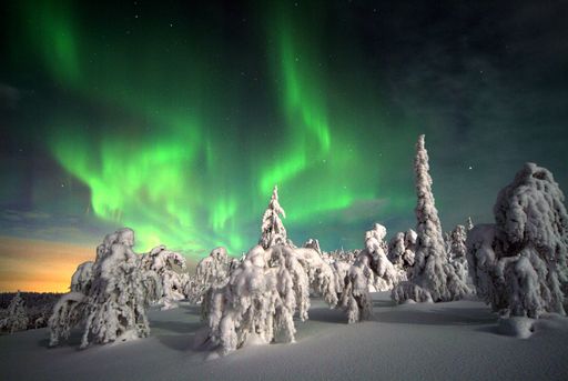  Nordlichthimmel über Lappland