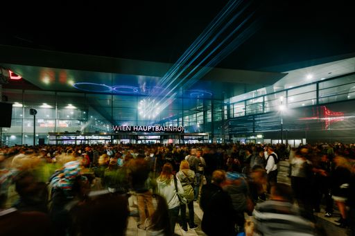  200.000 Besucher feierten mit und sahen u.a. die Lasershow
