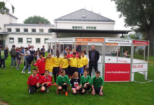 Vorschau Bild von Mobiles Tool für mehr spontane Bewegung tourt durch
Wiener Schulen - hier in der Hauptschule Afritschgasse