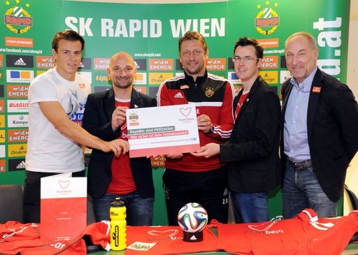 Rapidler sind herzsicher. Wie sicher ist dein
Heimatverein?