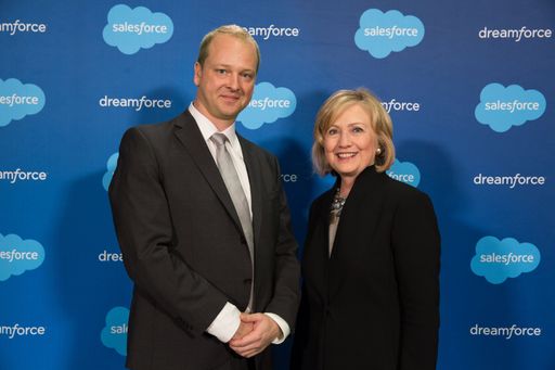  Lyoness Member of the Board Bernhard Koch mit
Dreamforce Keynote Speaker Hillary Clinton