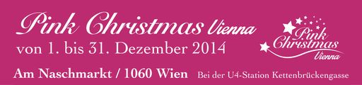 Querbanner Pink Christmas 2014 Naschmarkt