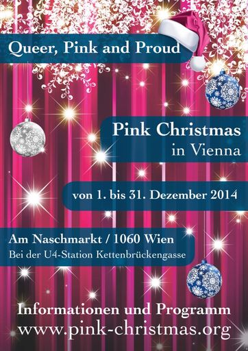 Vorschau Bild von Flyer Pink Christmas 2014 Naschmarkt