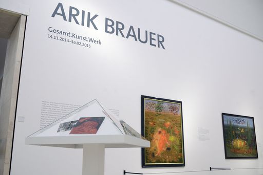 Ausstellungsansicht "ARIK BRAUER -
Gesamt.Kunst.Werk", Leopold Museum, Wien