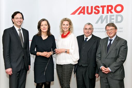 Podiumsdiskutanten bei der Herbstveranstaltung der AUSTROMED
