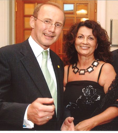 Othmar Karas und Elisabeth Scheucher-Pichler beim
Auxilium 2014