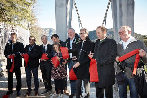  Am 22. November 2014 um 15.00 Uhr wurde die
highline179 offiziell für die Besucher freigegeben.