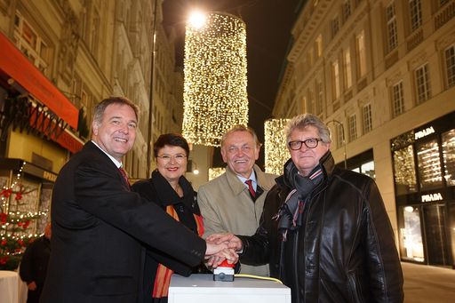 Offizielle Illuminierung der Wiener
Weihnachtsbeleuchtung