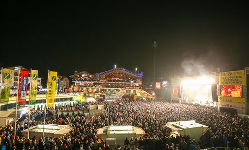 Mehr als 9.000 Fans feierten auf der Schladminger
Planai in den Winter.