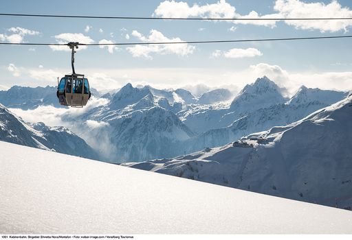  Kabinenbahn, Skigebiet Silvretta-Nova/Montafon