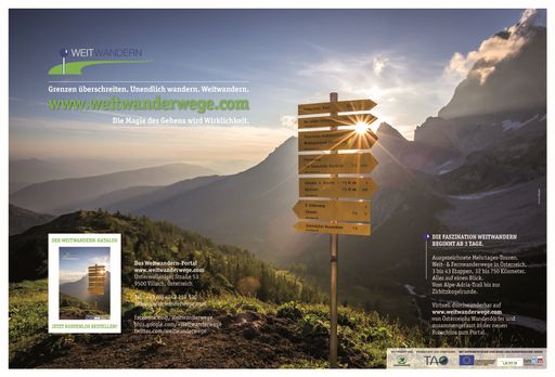 Ausgezeichnet Weitwandern in Österreich.