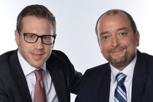 v.l.n.r.: CEO Harald Trautsch und COO Thomas
Pöschl, Gründer von Dolphin Technologies, kaufen gemeinsam mit
Investoren die Mehrheit am Unternehmen zurück.
