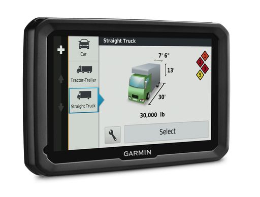 Garmin dezl, Garmin bringt mit den Modellen dezl
570 und dezl 770 zwei neue Navis, die speziell auf die Anforderungen
von LKW und großen Transportern zugeschnitten sind.