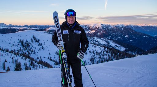Skikaiser Franz beim "Ski vor 9 mit Franz
Klammer" in Bad Kleinkirchheim - buchbar zu bestimmten Terminen.
