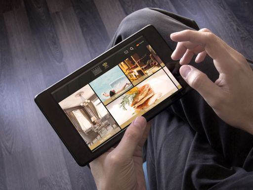 Der Tabero Digital Concierge im Einsatz im Hotel Les Sources des
Alpes