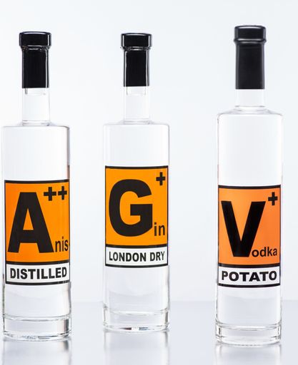 Vorschau Bild von Grundsorten der Danger Line: Anis; Gin+ und Vodka